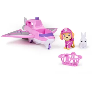 Spin Master Air Rescue - Skyes Rettungsflugzeug mit einziehbarer Klaue und Rettungskorb, mit Skye Spielfigur und Hase