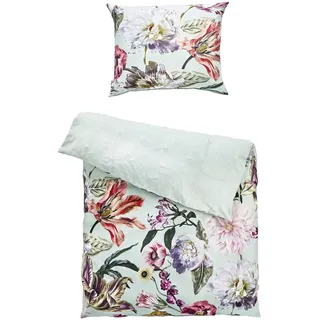 Essenza Wendebettwäsche , Creme , Textil , Blume , 140x200 cm , Oeko-Tex® Standard 100 , bügelleicht, schadstoffgeprüft, weiche und anschmiegsame Oberfläche , Heimtextilien, Bettwäsche & Leintücher, Bettwäsche, Wendebettwäsche