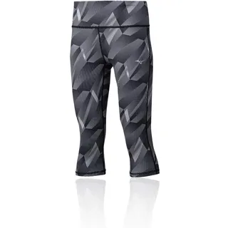 Mizuno Damen Hineri Reversible 3/4 Tight-Dunkelgrau, Grau Hosen, XS