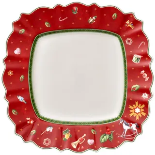 Villeroy & Boch Toy's Delight Speiseteller eckig rot