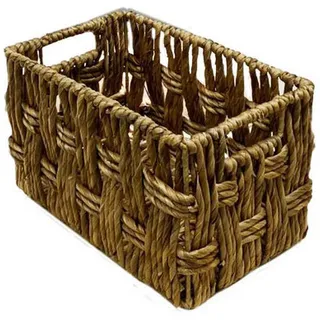 Landscape Regalkorb , Naturfarben , Metall, Naturmaterialien , 9 l , rechteckig , 19x18x31 cm , Handmade in Vietnam , handgemacht , Ordnen & Aufbewahren, Dekoboxen & Aufbewahrungsboxen, Regalboxen & Stehsammler