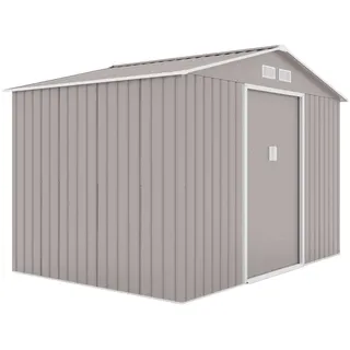 HATTORO Metallgerätehaus S200 2,7 x 1,8 m hellgrau