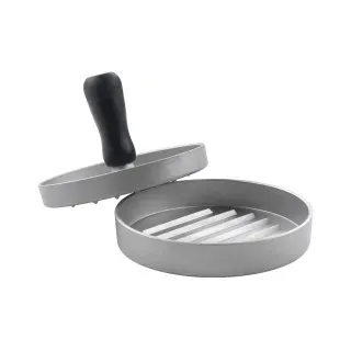 Metaltex Burgerpresse 1 Stück Aluminium grau