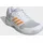 Hallenschuh ADIDAS PERFORMANCE "SPEEDCOURT IN", Damen, Gr. 37, cloud weiß, pure tangerine, crystal sky, Synthetik, Textil, Schuhe Hallenschuh, geeignet für jeden Hallensport