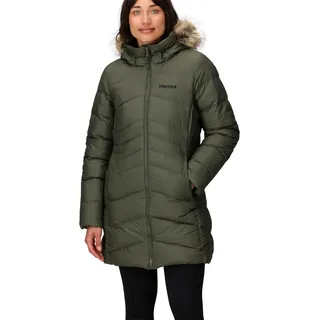 Marmot Damen Wm's Montreal Coat, Leichte Daunenjacke, wasserdichter Daunenparka, warmer Wintermantel, regendichte Winterjacke, winddichte Funktionsjacke mit Kapuze, Nori, M