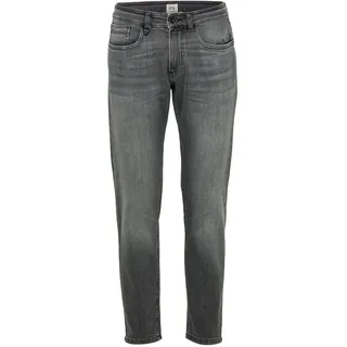 5-Pocket-Jeans CAMEL ACTIVE, Herren, Gr. 30, Länge 34, grau (stone gray), Denim/Jeans, Obermaterial: 99% Baumwolle, 1% Elasthan, unifarben, regular fit normal, Jeans 5-Pocket-Jeans, mit Stretch