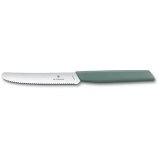 Victorinox Tomatenmesser 11 cm Grün/Khaki Wellenschliff