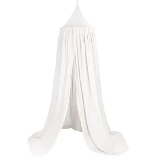 Julius Zöllner Baldachin aus Voile Ø55 cm – für Babybett & Kinderbett – Kinderzimmer Deko – Ivory