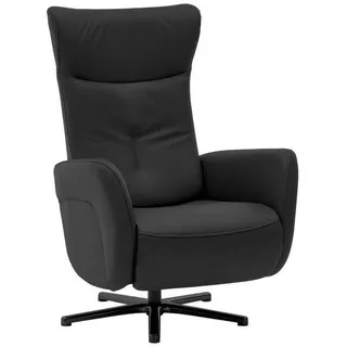 Beldomo Speed Relaxsessel , Schwarz , Leder , Echtleder , Rindleder , 76x112x83 cm , Goldenes M , Fußauswahl, Lederauswahl, Stoffauswahl, Relaxfunktion, Liegefunktion , Wohnzimmer, Sessel, Ledersessel