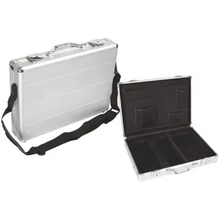 Perel Laptopkoffer 425 x 305 x 80 cm Aluminium Silbergrau Metallic