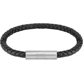 Boss Armband für Herren Kollektion BRAIDED LEATHER Schwarz - 1580152