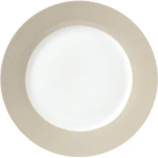 van Well Dessertteller »Vario« Porzellan, spülmaschinen- und mikrowellengeeignet, Ø 20 cm, grau