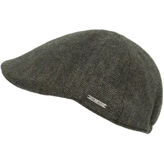 Chillouts Henning Wool Flatcap Schirmmütze Schiebermütze Herren - mit Schirm, Futter Herbst-Winter Herbst Winter - L/XL (58-61 cm) grau