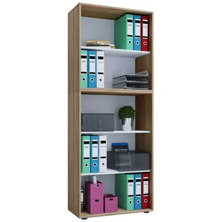 VCM Lona XXL Aktenregal 70 x 40 x 178 cm braun