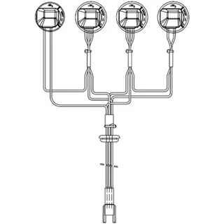 Hella 8KA 155 372-001 Kabelsatz, Hauptscheinwerfer