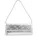 AUGURI Clutch Leder Silver