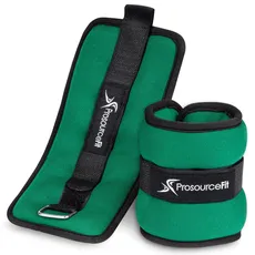 ProsourceFit Ankle/Wrist and Arm/Leg Weights Set of 2, Adjustable Strap 1 lb-5 lb, Adjustable Weight 15 lb, 10 lb, 7 lb for Men and Women