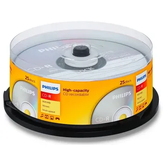 Philips CD-R 800MB 90min 48x 25er Spindel)