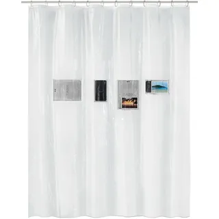 KLEINE WOLKE Badevorhang Wolke 180 x 200 cm transparent