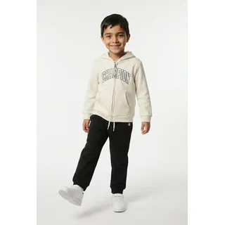Jogginganzug CHAMPION, Jungen, Gr. 68, beige (icv, nbk), Obermaterial: 54% Baumwolle, 46% Polyester, Sportanzüge Jogginganzug, für Kinder, mit Kapuze, aus Baumwolle und Polyester