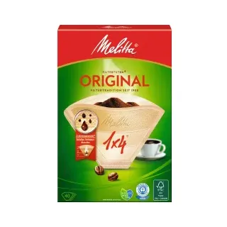 Melitta 1x4 Original Kaffeefilter naturbraun 40 St.