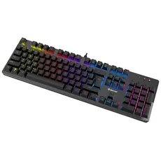 DENVER GKK-330 - keyboard - QWERTZ - German - Gaming Tastaturen - Deutsch - Schwarz