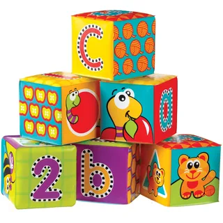 Playgro Baby Toy Splash and Learn Bath Blocks, Würfel für das Bad, Baby