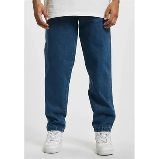 Def Tapered Loose Fit Jeans - Mid Blue Washed - 36