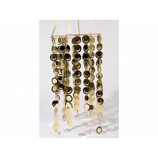 Lampenschirm 30X60CM Gold Satiniert Glänzend Pendel Dekoration Haus Weihnachten