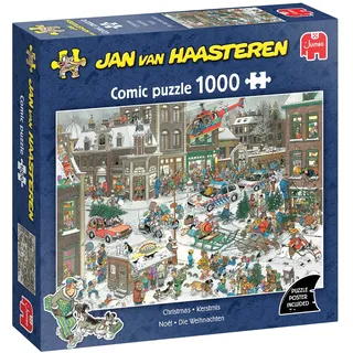 JUMBO Spiele Jan van Haasteren - Weihnachten - 1000 Teile Puzzle für Erwachsene