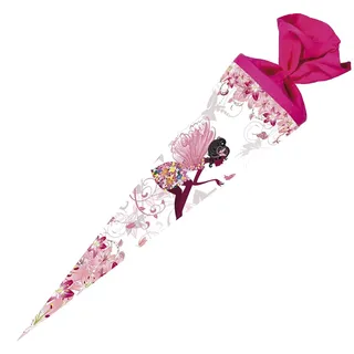 Nestler Tradition in Emotion Schultüte Blumenfee 70,0 cm mehrfarbig