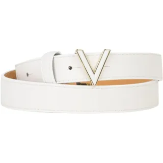 Valentino Gürtel Glow Belt W95 Bianco/Oro weiß kürzbar