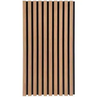 Home Deluxe - Akustikpaneel SONIC Oiled Oak - 1 Paneel, Holz aus MDF, Filz aus Polyester, auf- und nebeneinader platzierbar I Schallschutzpaneel Akustikplatten Wandpaneel