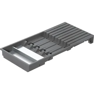 Blum AMBIA-LINE Messerhalter | Schubladen-Organizer & Küchenhelfer zur sicheren Aufbewahrung von bis zu 9 Messern | platzsparend, griffbereit & langlebig | moderne Küchenorganisation | Oriongrau