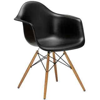Vitra Stuhl Eames Plastic Armchair DAW RE 63x83x59 cm beige, Gestell: Ahorn, Designer Charles & Ray Eames