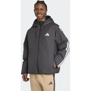 Outdoorjacke ADIDAS SPORTSWEAR "ESSENTIALS CLIMAWARM 3-STREIFEN INSULATED", Herren, Gr. XXL, schwarz, Obermaterial: 100% Polyester, Jacken Outdoorjacke