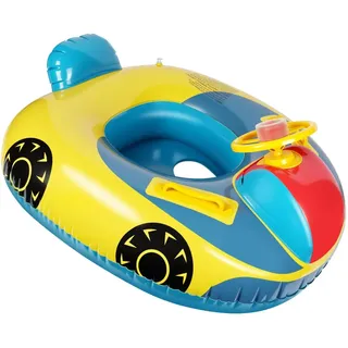 Vicloon Baby Schwimmring,Baby Float Kleinkinder Schwimmsitz,Babys Pool Schwimmring Automobil Stil mit Lenkrad, Babys Schwimmhilfe für Kinder von 1-6 Jahre alt