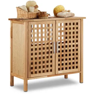Relaxdays Waschbeckenunterschrank 61 x 66 x 29 cm Bronze