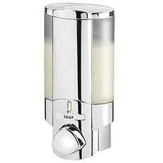 janilec byl141-ct Kunststoff Single Dusche Spender, 350 ml Fassungsvermögen, 175 mm Höhe x 285 mm Breite x 70 mm Tiefe, chrom