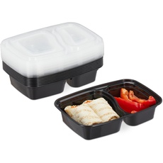 Bild Meal-Prep-Boxen, Lunchbox, schwarz