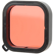 VBESTLIFE Tauchfilter für Hero 10 11 Schwarzes Wasserdichtes Gehäuse, Farbkorrektur für Unterwasserfoto-Videoaufnahmen (Rot)