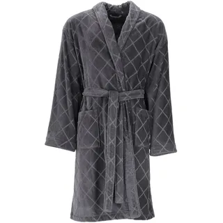 Vossen Herren Bademantel Barron Graphit XL