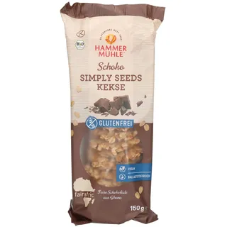 Hammermühle Simply Seeds Kekse Schoko glutenfrei 150 g