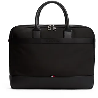Tommy Hilfiger Laptoptasche »TH NYLON TRAVEL COMPUTER BAG«, Unisex Geschäftstasche, Messenger Bag, ideal für Geschäftsreise, schwarz