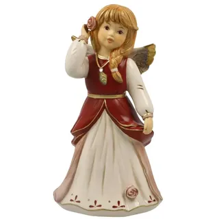 GOEBEL Engelfigur Herausgeputzt zum Fest Bordeaux Himmelsboten Weihnachten