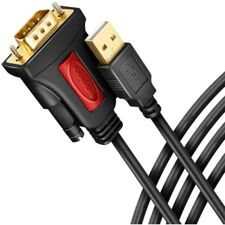 AXAGON ADS-1PSN Adapterkabel [1x RS232-Stecker - 1x USB 2.0] 1.5m
