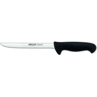 Filetiermesser Arcos Farbe - Prof 295125 in Nitrum Edelstahl und mango ergonomisches schwarzes Polypropylen und 20 cm Klinge, Vitrine - Schwarz