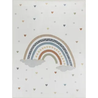 Livabliss Kinderteppich Maschinenwaschbar 120/170 cm Mehrfarbig , Multicolor , Textil , Grafikmuster , Rechteckig , 120x170 cm , Oeko-Tex® Standard 100 , in verschiedenen Größen erhältlich , Teppiche und Böden, Teppiche, Kinderteppiche