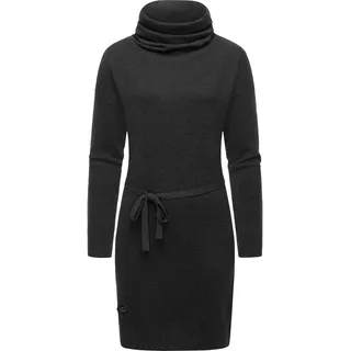 Sweatkleid RAGWEAR "Sweatkleid Babett Dress Intl.", Damen, Gr. XL, N-Gr, grau (dunkelgrau23), Obermaterial: 100% Baumwolle CO., Kleider Sweatkleid