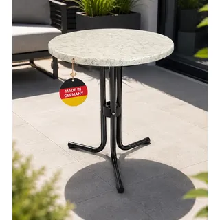 Gardissimo ESPERANZA Gartentisch Klapptisch Topalit-Platte 60cm klappbar weiß/grün